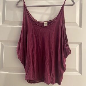 Free People - We the Free - Women’s Rich Burgundy Camisole - Small